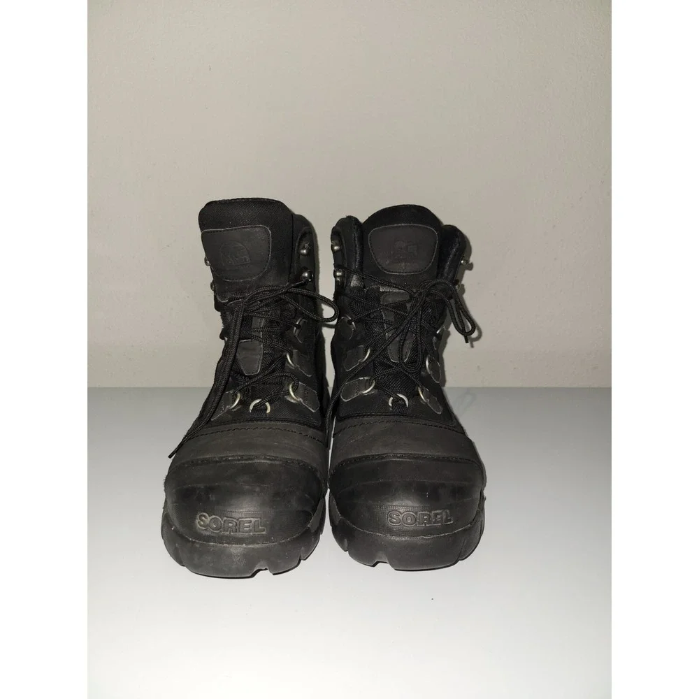 Sorel Thinsulate Timberwolf Black Winter Boots size 15 NM1487-010